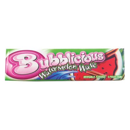 HALLS Bubblicious Watermelon Wave Chewing Gum 5 pc 91758